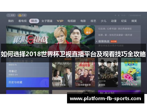 如何选择2018世界杯卫视直播平台及观看技巧全攻略 如何选择2018世界杯卫视直播平台及观看技巧全攻略