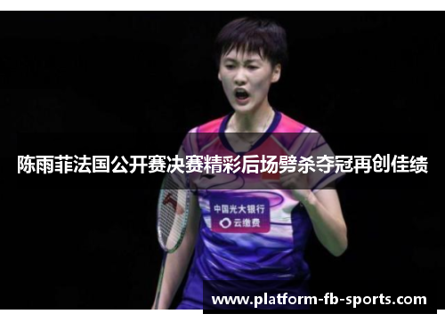 陈雨菲法国公开赛决赛精彩后场劈杀夺冠再创佳绩 陈雨菲法国公开赛决赛精彩后场劈杀夺冠再创佳绩